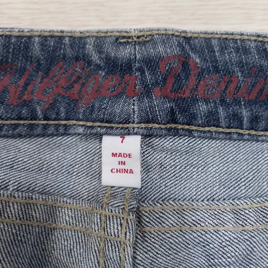 28 HILFIGER DENIM 골반 워싱스판 부츠컷 28-771