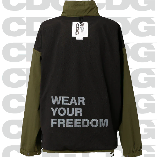 [해외] 꼼데가르송 CDG X 노스페이스 돔 윈드 자켓 24FW