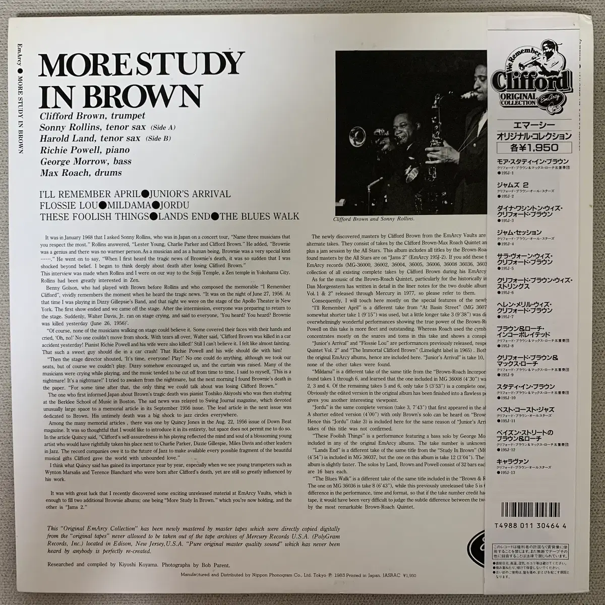 [JAZZ] Clifford Brown - More Study In...