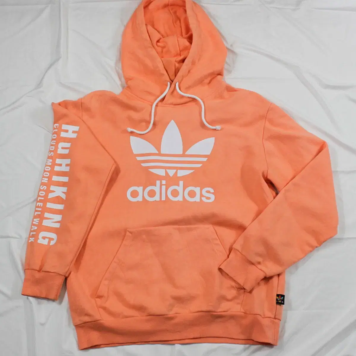 Adidas orange hood