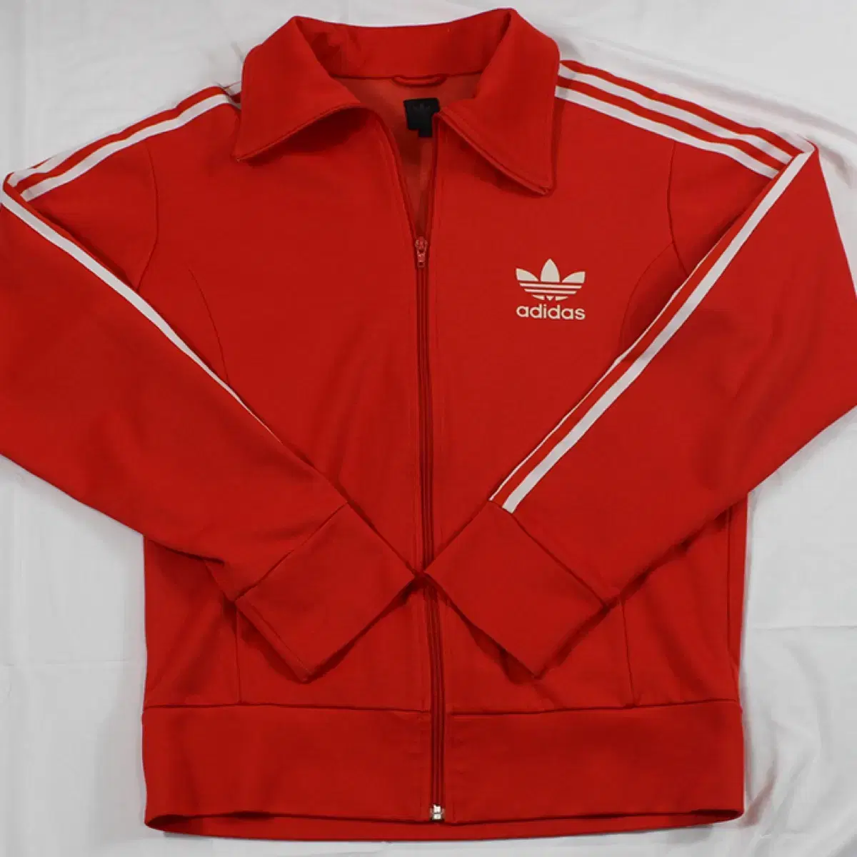 Adidas red track jacket