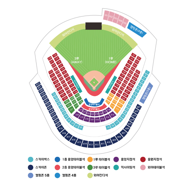 KBO 준플레이오프 3차전 LG KT 엘지 케이티 3루 응원지정석 2연석