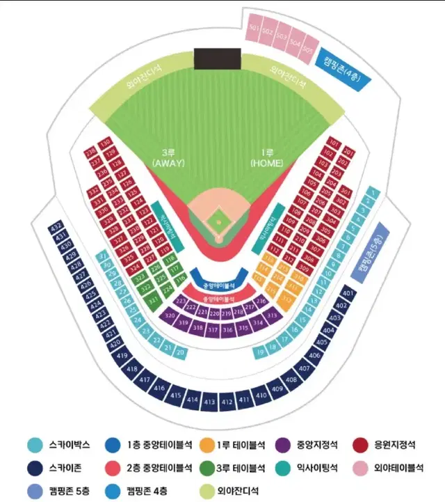 1루 준플레이오프 3차전 lg kt 응원지정석 107 2연석 10/8