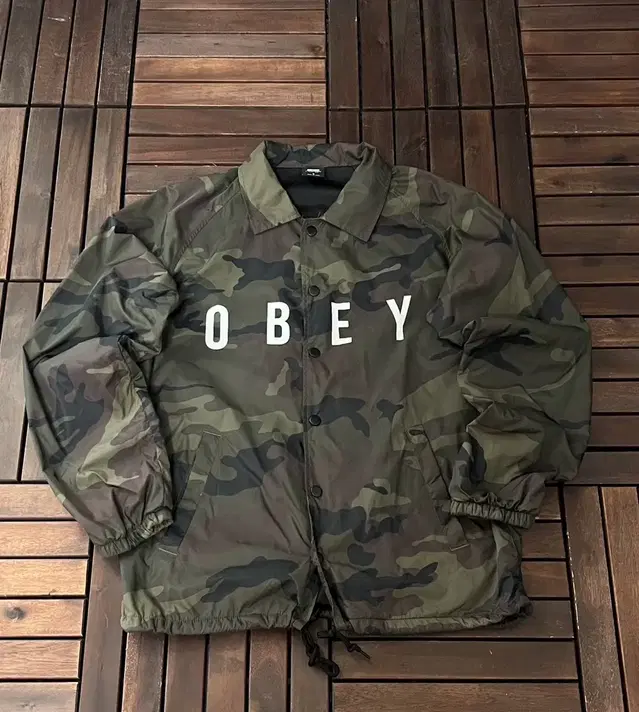 Obey 오베이 카모 코치자켓