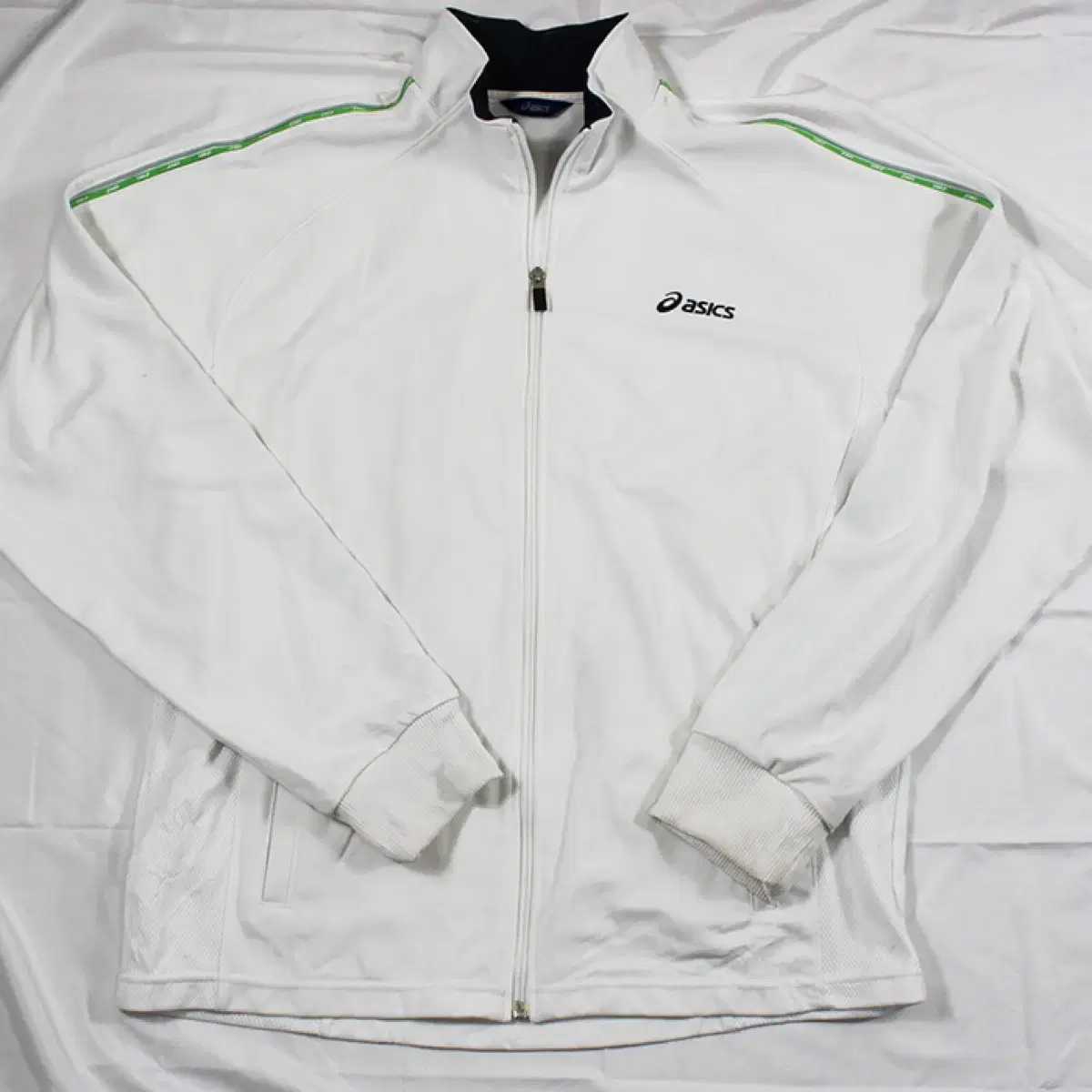 Asics white track jacket