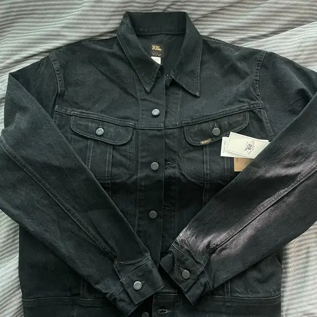 RRL 더블알엘 lot271 흑청 데님자켓 L