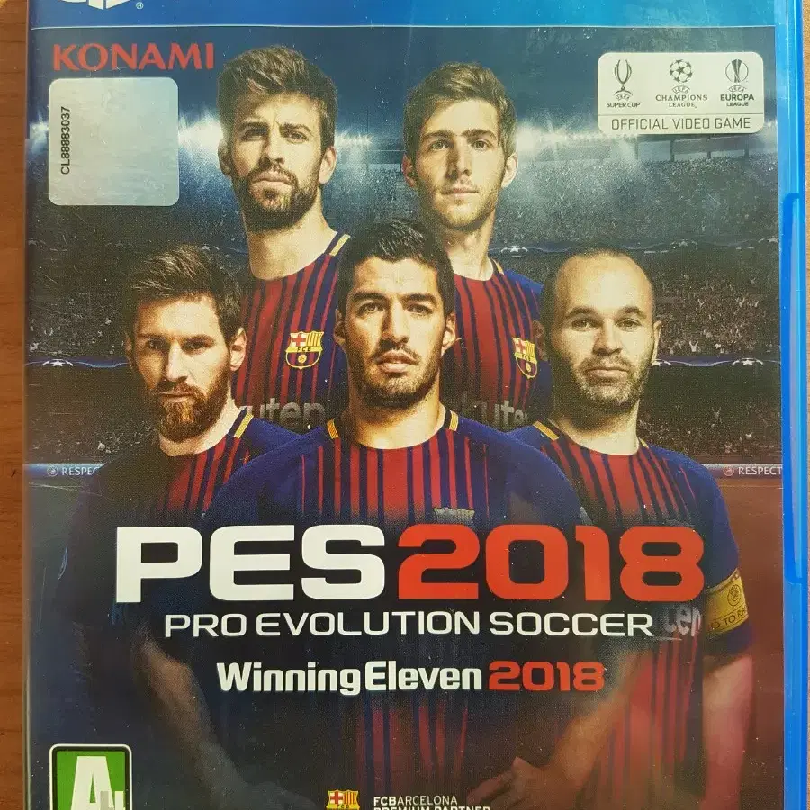 PS4 플스4 타이틀 위닝 PES2018