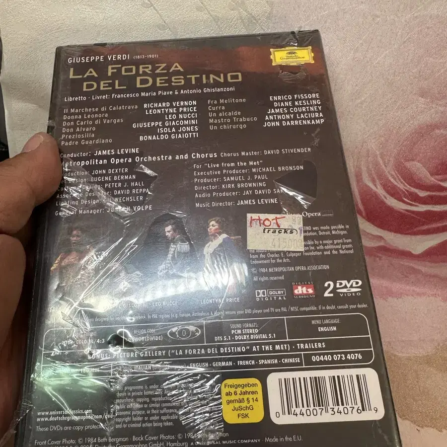 오패라 베르디 미개봉DVD,2disc,영어