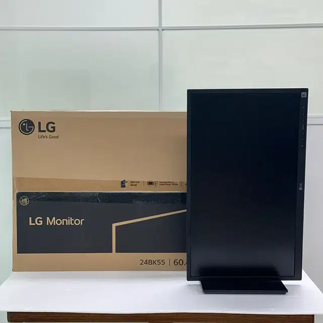 LG 24인치 FHD모니터 24BK550Y 높낮이조절 피벗 회전 틸트