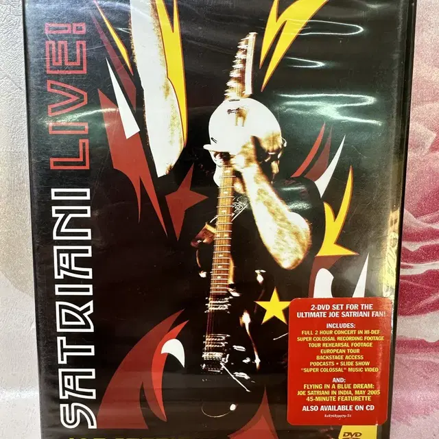 조 새트리아니,Satriani Live,미개봉DVD,2디스크