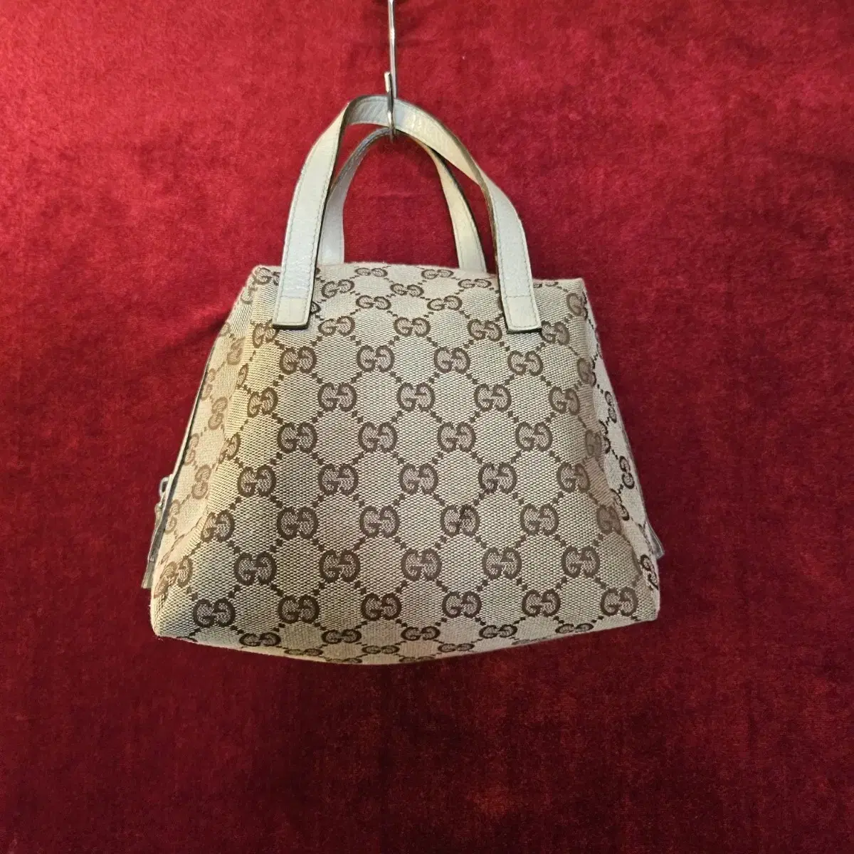 GUCCI 구찌 자가드 초미니 토트백 19 x 16size