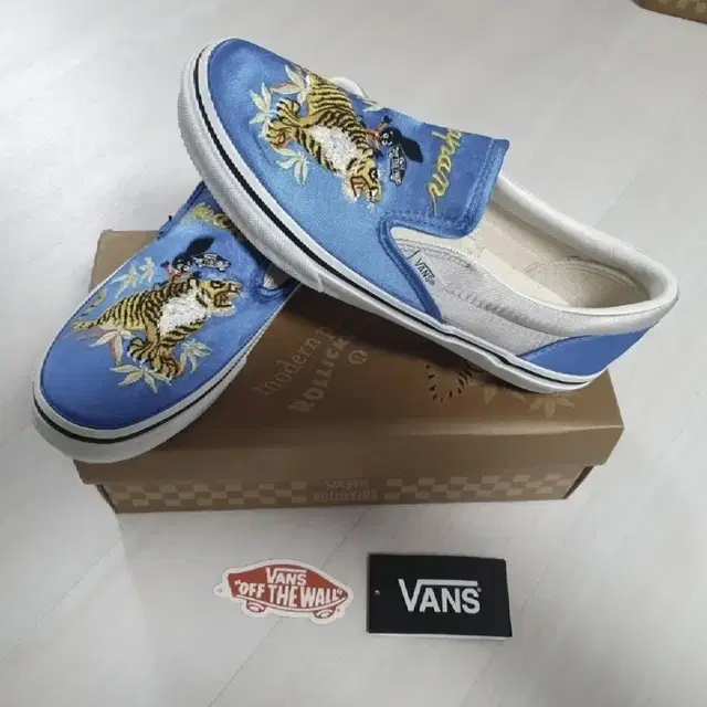 롤리킹 스카쟌 반스 VANS 250 스카잔 자수 호랑이 재팬 운동화 신발