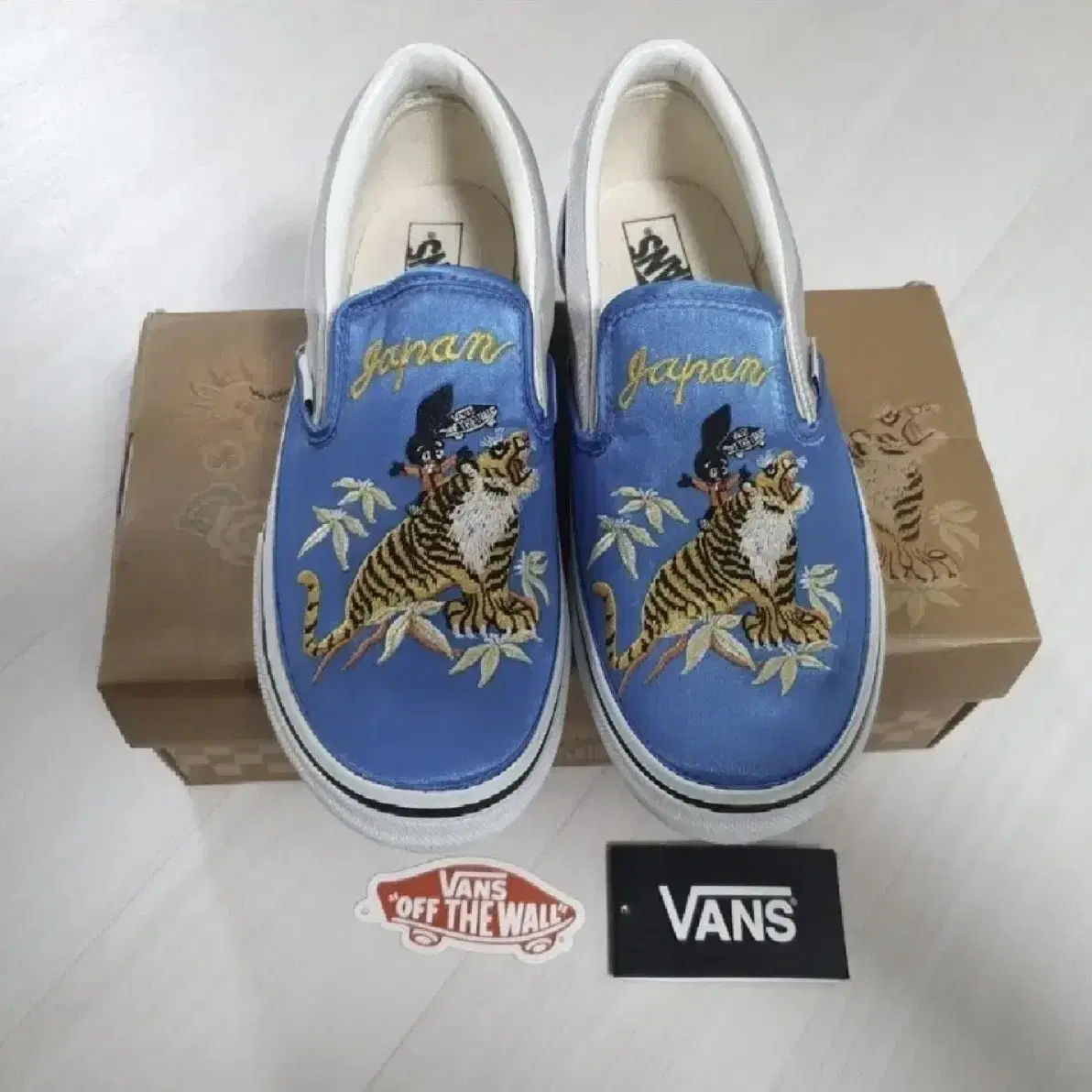 롤리킹 스카쟌 반스 VANS 250 스카잔 자수 호랑이 재팬 운동화 신발