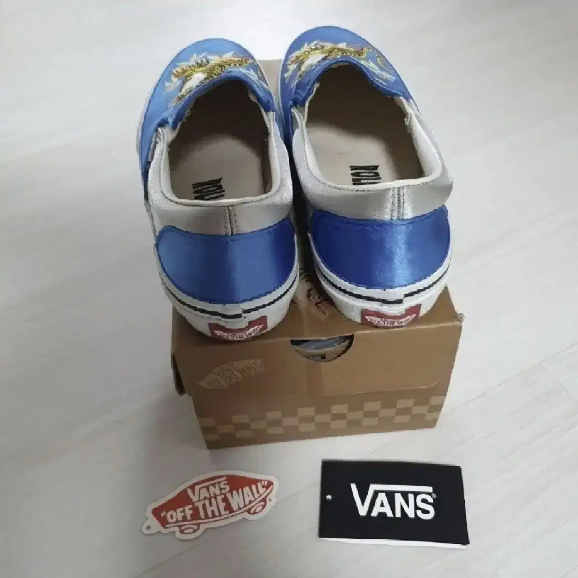 롤리킹 스카쟌 반스 VANS 250 스카잔 자수 호랑이 재팬 운동화 신발