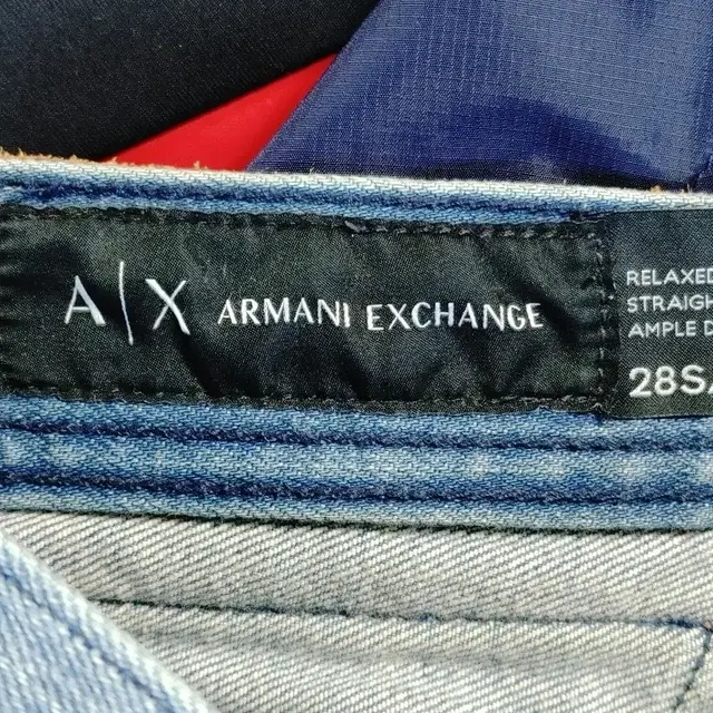 ARMANI EXCHANGE 아르마니 익스체인지 일자 스판데님