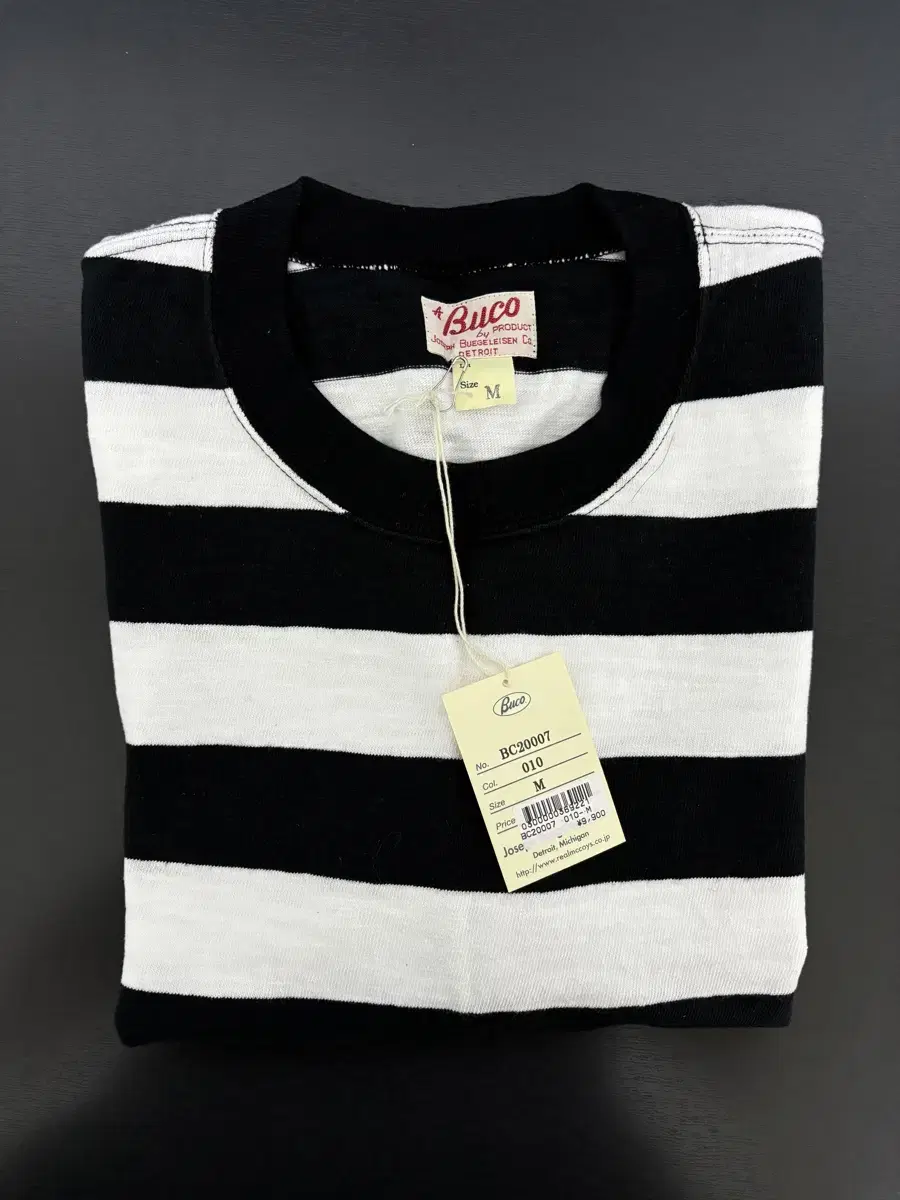 [New] Buko Stripe Vahn Tee Size M