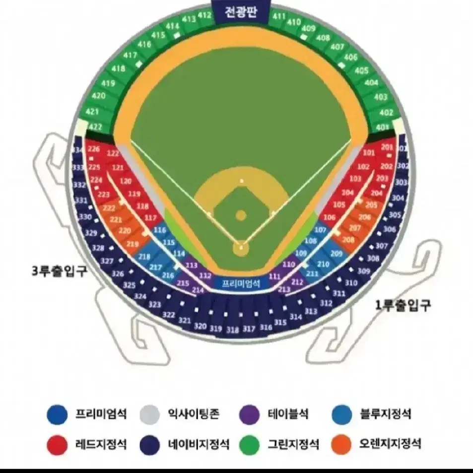 준플레이오프 5일(토) 318블럭 2연석 양도