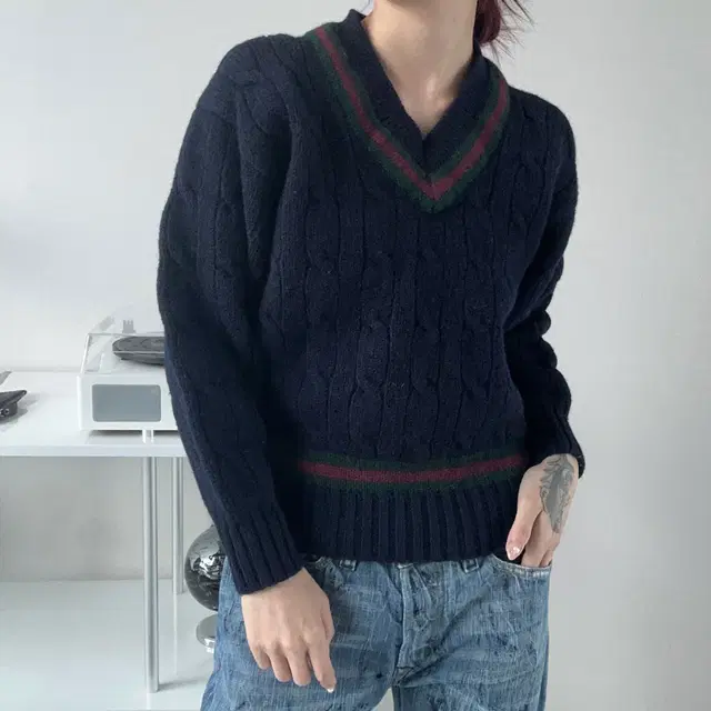 90s Brooks Brothers JPN 크리켓 니트 (40)