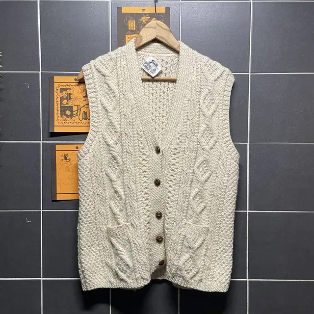 Fisherman knit Vest [L] 피셔맨 니트베스트