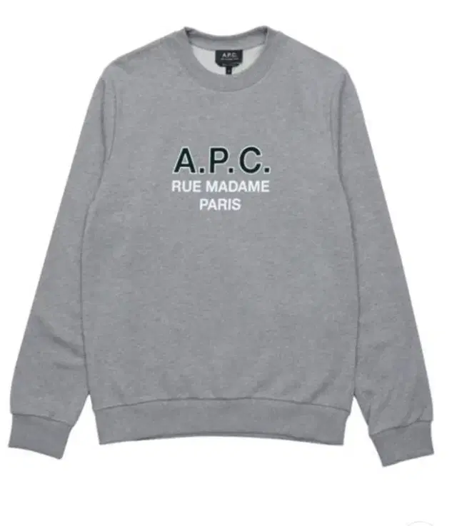 아페쎄 apc 루에마담 맨투맨 그레이 M사이즈