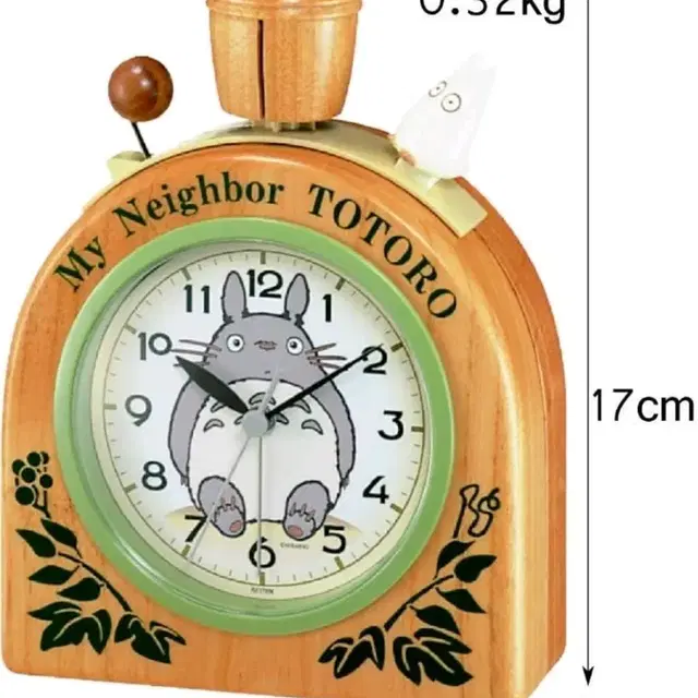 토토로 알람시계 지브리 탁상시계 소토토로 시계