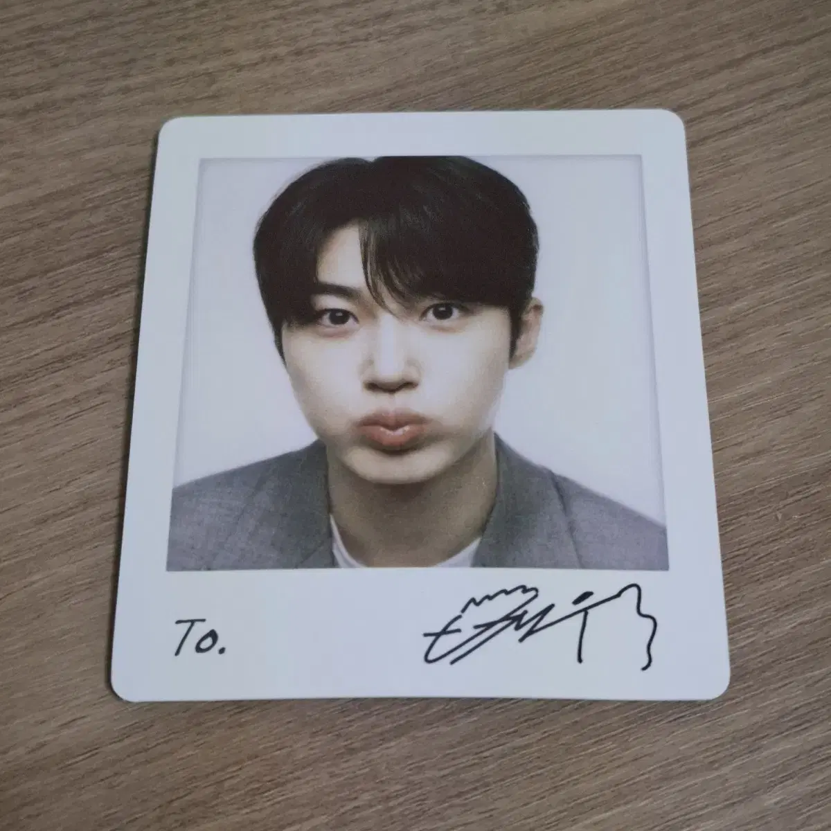 Paldobibimmyeon Byun Wooseok photocard pola WTS