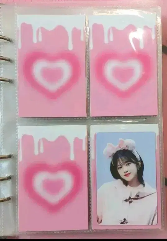 [double sided/new] syrup heart binder/back cover/photocard cover sells