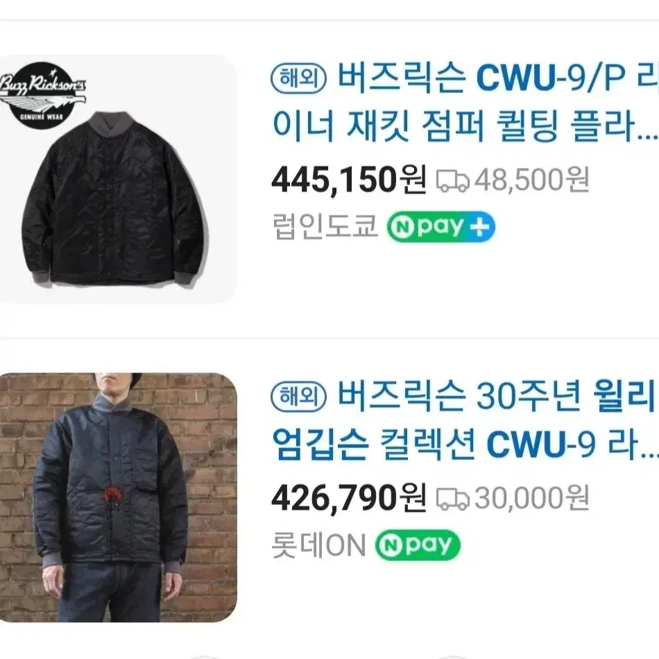 윌리엄깁슨 30주년 CWU-9/P 라이너 Lsz 미사용품