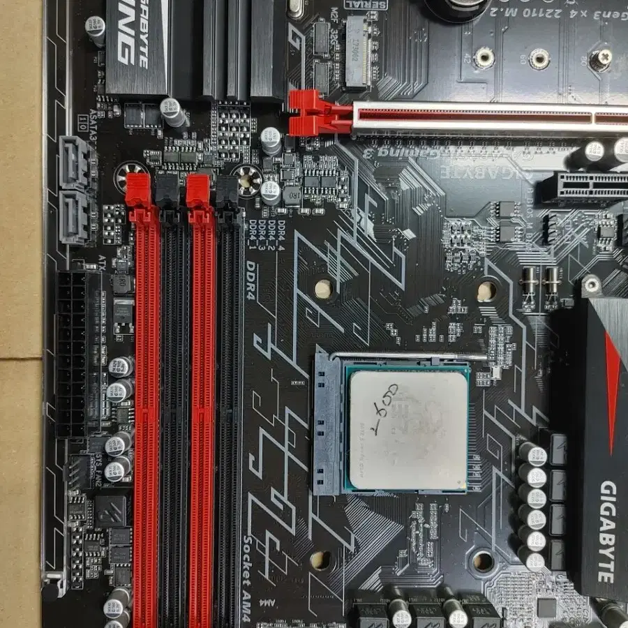 라이젠2600+기가바이트 GA-B350-Gaming 3 메인보드