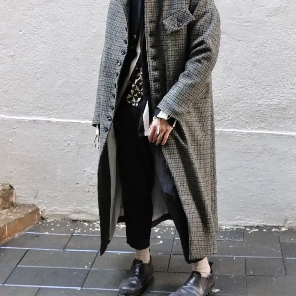 John alexander skelton wool coat