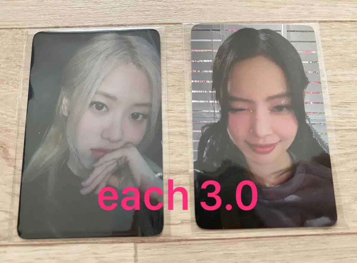 Black Pink photocard wts jennie rose Bone Pink