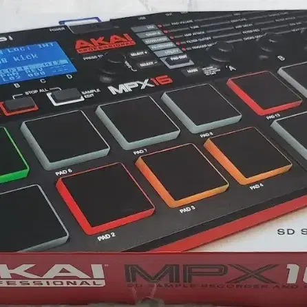 [급처]AKAI SAMPLER MPX16(케이스+삼성SD카드)개봉 양품