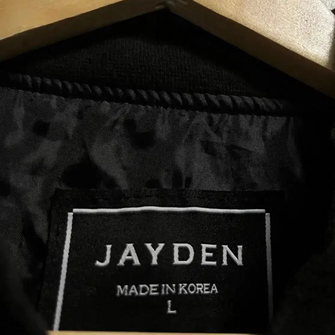 100 JAYDEN 블랙 Ma-1 블루종 항공점퍼 자켓 정품