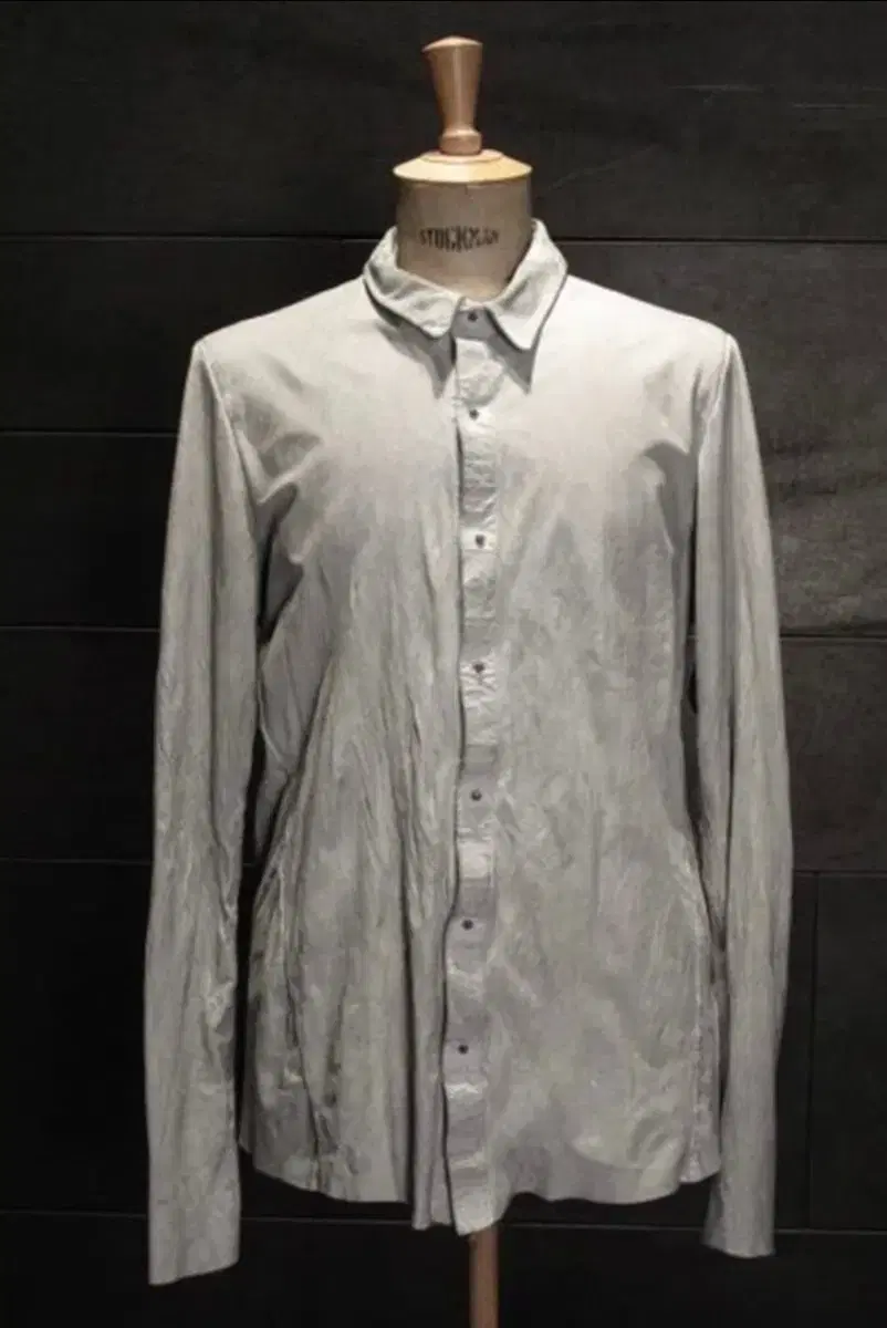 (M) ISAAC SELLAM Leather Shirt