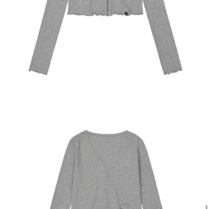 가격내림! 에즈이프캘리 gurls basic cardigan gray