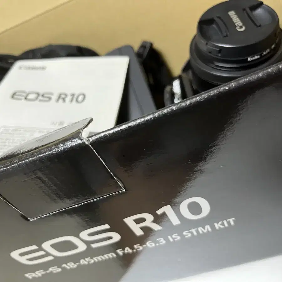 [급처]캐논 eos r10 18-45kit 풀박스 판매 (거의새것)