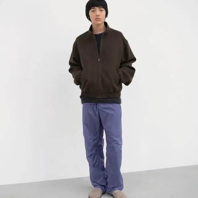 이번주만 할인 사이즈 4) 오라리 24fw 베이비 카멜 블루종 새상품