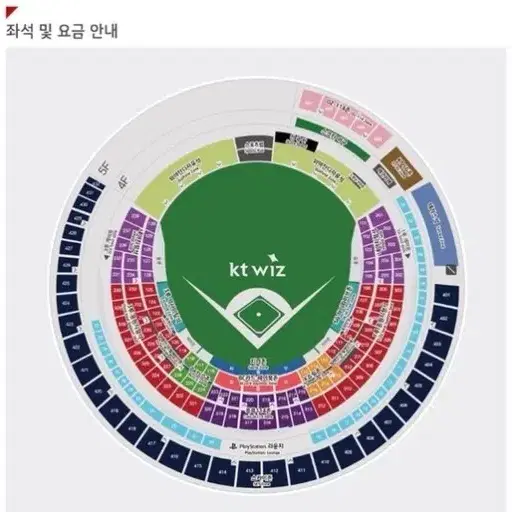 준플레이오프3차전 kt LG 외야잔디석2매