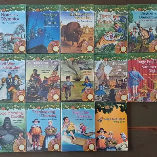 Magic tree house 영어원서 28권 단어장, 오디오 포함