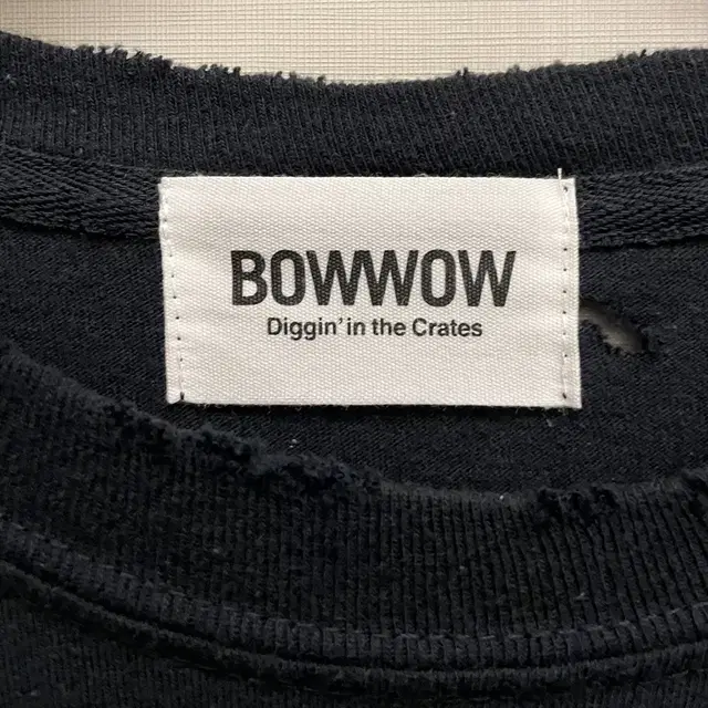 (XL)BOWWOW 바우와우 데미지 빈티지 롱슬리브 스웻셔츠