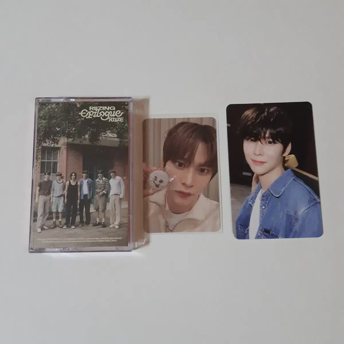 Rize Epilogue album cassette tape version + eunseok photocard + photocard eunseok