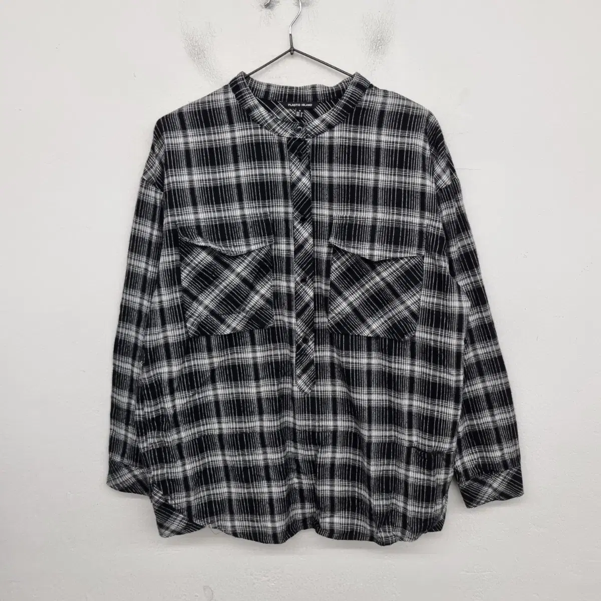 [Women's 77 size] Plastic Island Check Shirt