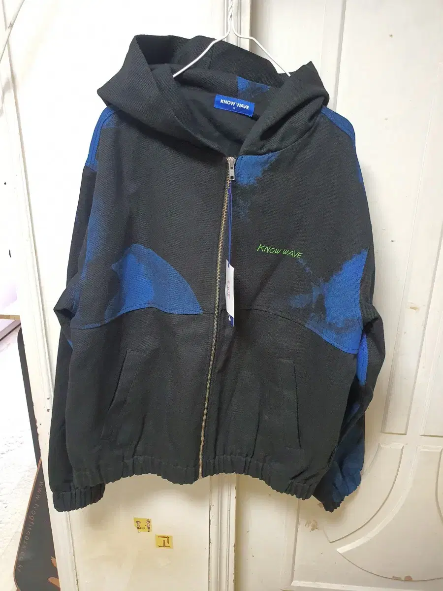 No Wave Blueprint Hooded JacketSize M