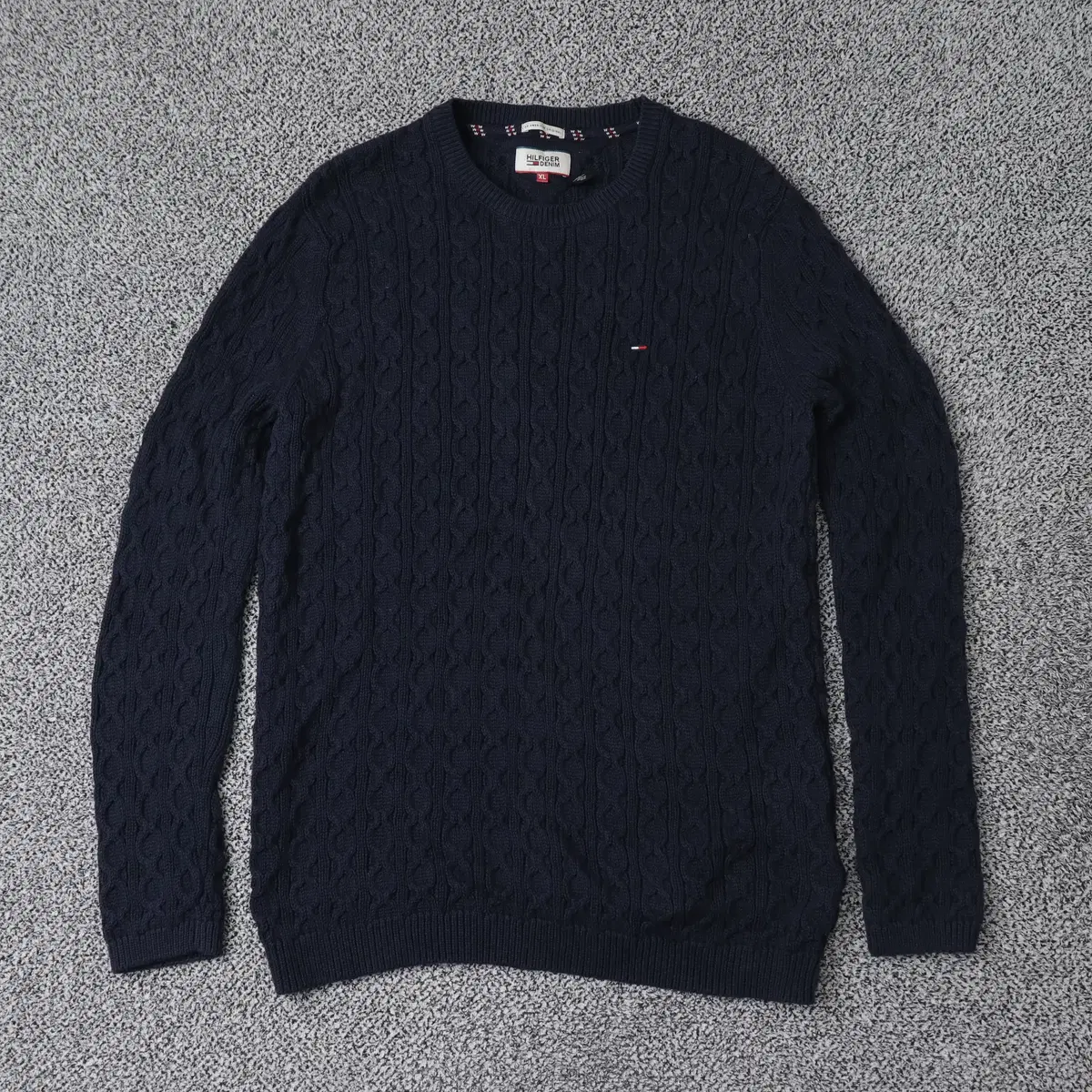 Tommy Hilfiger Denim American Original Cable Knit (International XL)