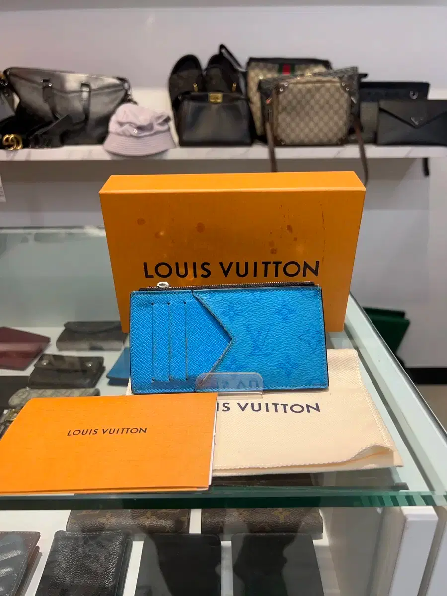 루이비통 한정판 이클립스 코인 카드홀더 카드지갑 블루 | 브랜드 중고거래 플랫폼, 번개장터