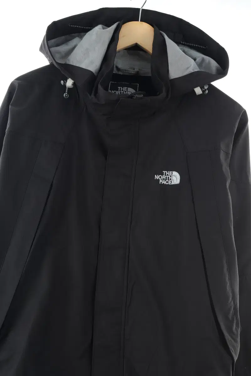 (XL) The North Face Zip-up Windbreaker Jacket Black Gore-Tex-F4F2