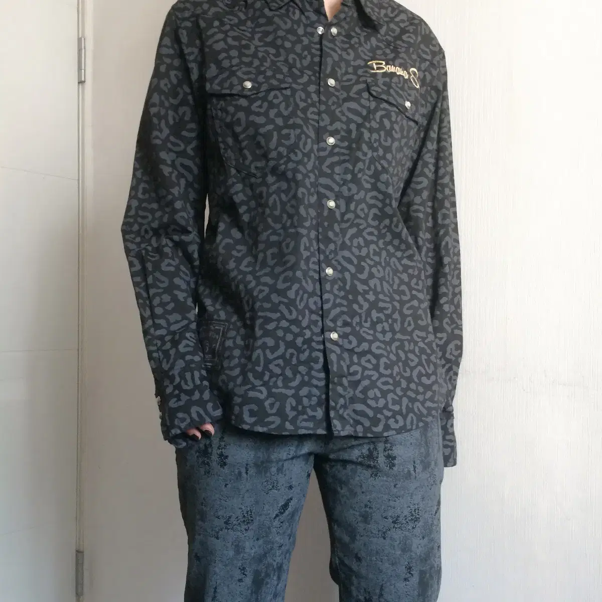 banana seven Animal pattern shirt