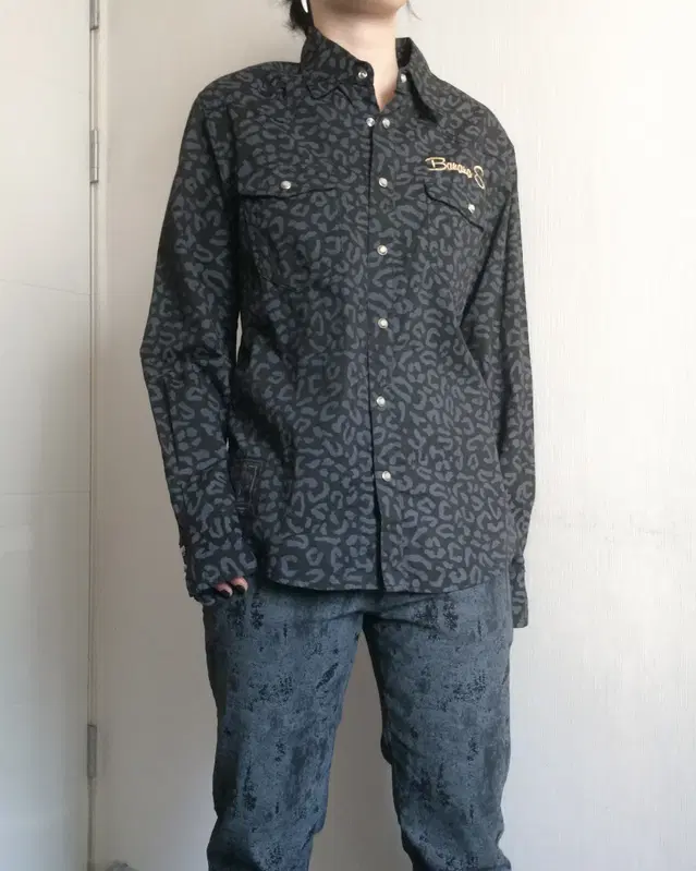 banana seven Animal pattern shirt