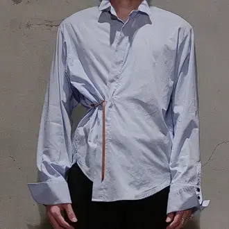 SUNSEA DRESS SHIRT SAX 선씨