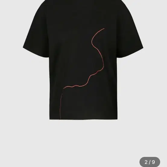 렉토 반팔티 CURVED LINE T-SHIRT